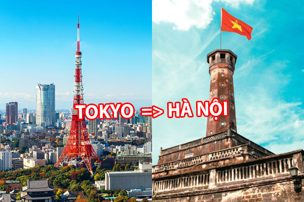 Bay hãng American Airlines từ Tokyo về Hà Nội mất bao lâu?